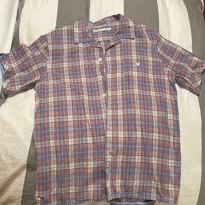 Criquet plaid camp shirt